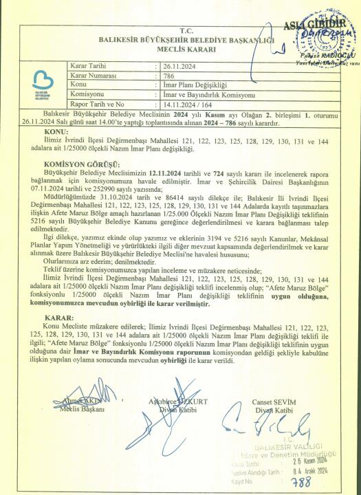 ivrindi-ilcesi-degirmenbasi-mahallesi-121-122-123-125-128-129-130-131-ve-144-adalara-ait-125000-olcekli-nazim-imar-plani-degisikligi-teklifi