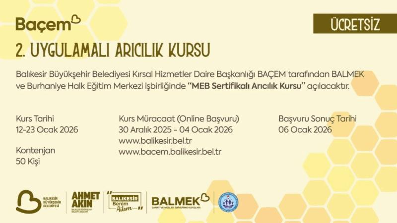 bacem-ii-uygulamali-aricilik-kursu-basvuru-sonuclari-aciklandi