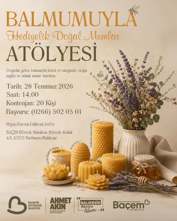 bal-mumuyla-hediyelik-dogal-mum-yapim-atolyesi-basliyor