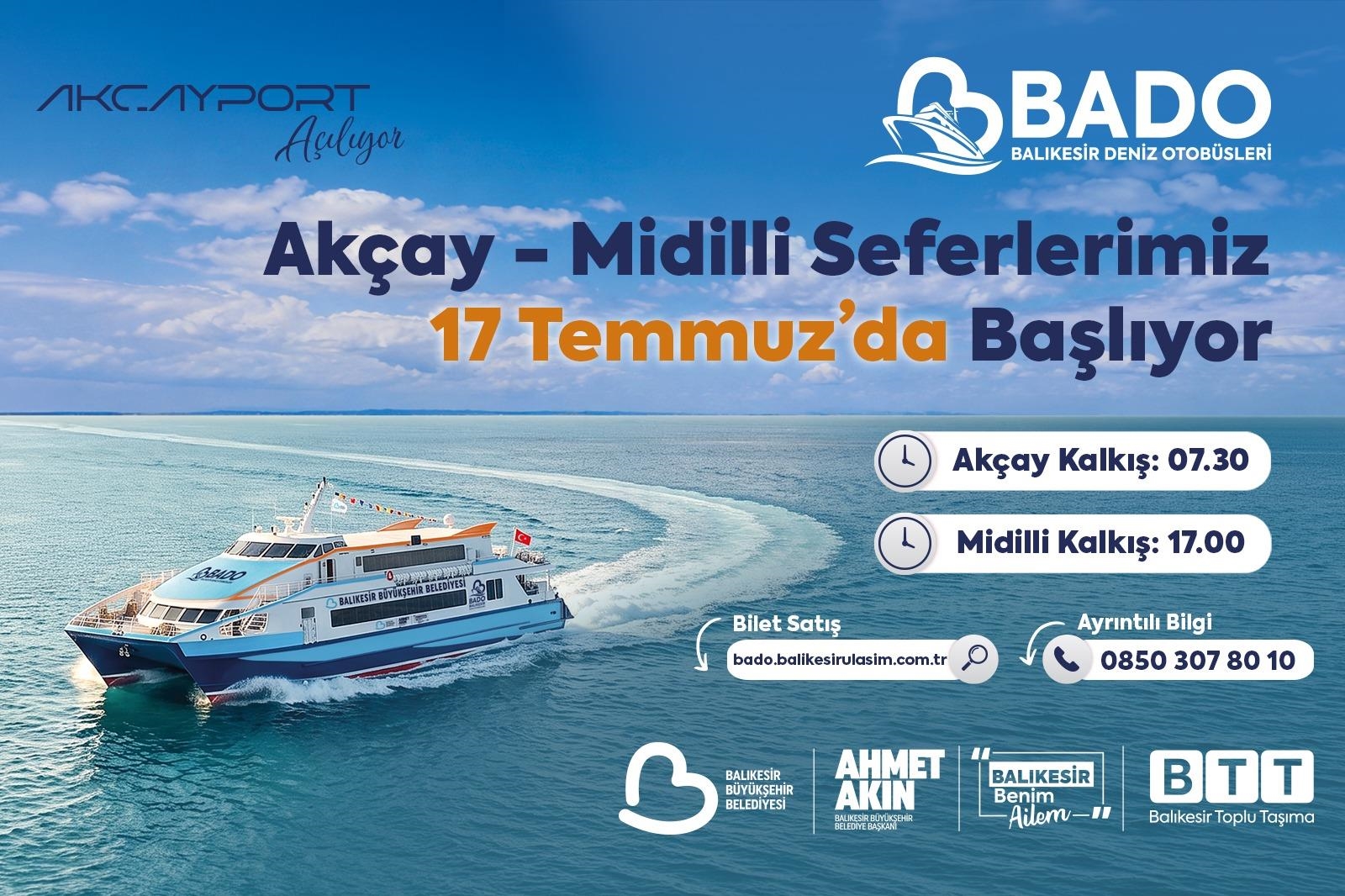 badonun-akcay-midilli-seferleri-17-temmuzda-basliyor
