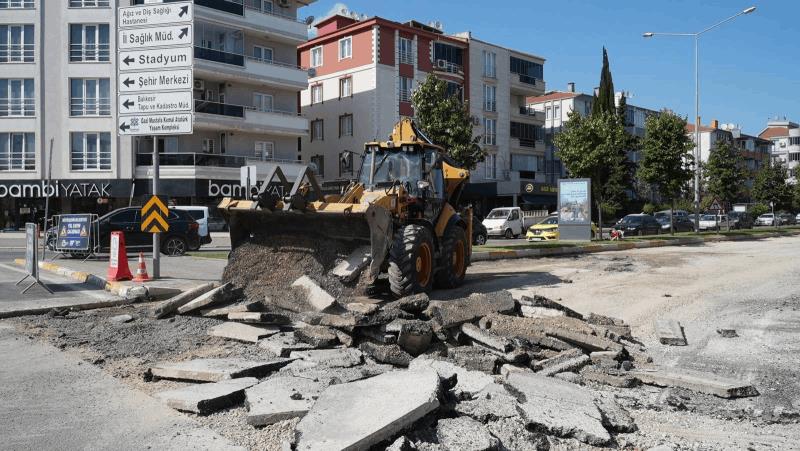 buyuksehir-savastepe-caddesini-yeniliyor