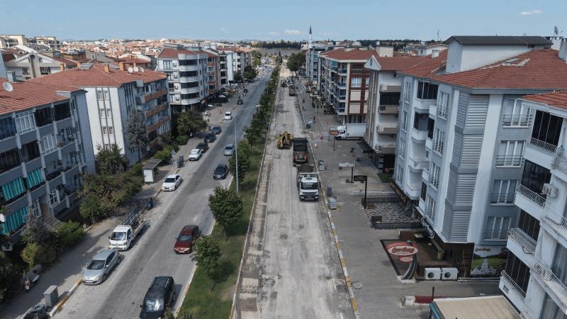 buyuksehir-savastepe-caddesini-yeniliyor