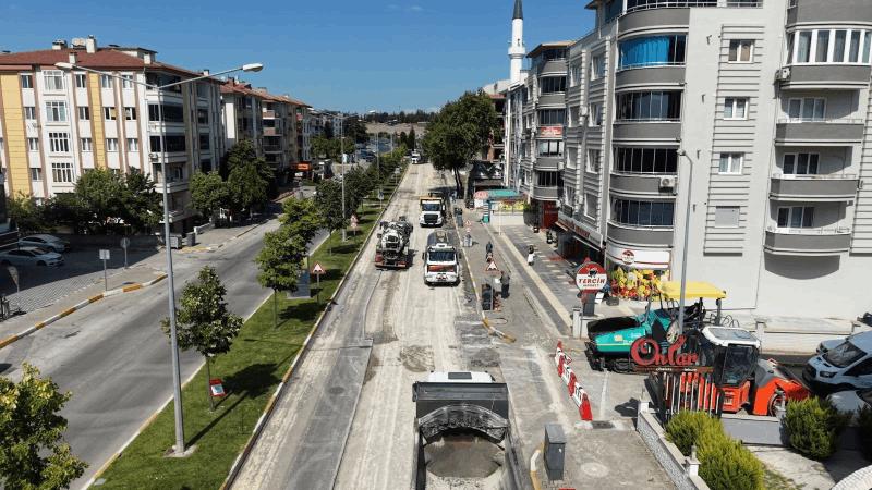 buyuksehir-savastepe-caddesini-yeniliyor